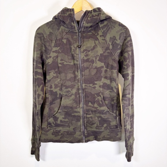 Lululemon Camo Scuba Hoodie Jacket - Picture 1 of 7